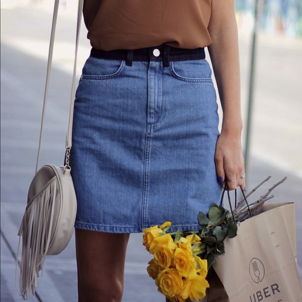 French Connection Denim Skirt